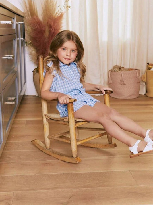 SHEIN Checked Romper