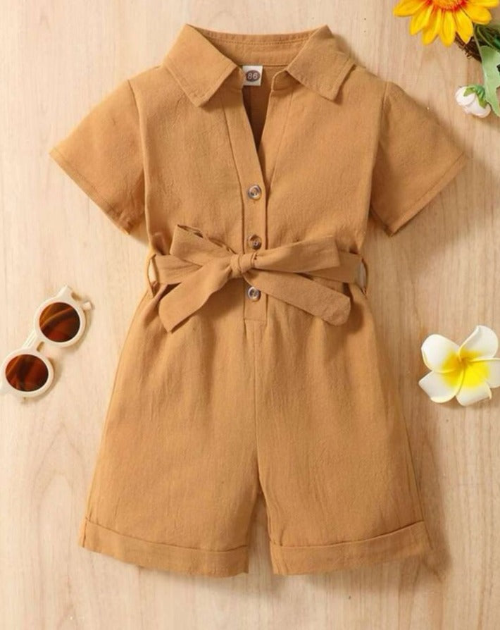 SHEIN Brown Romper