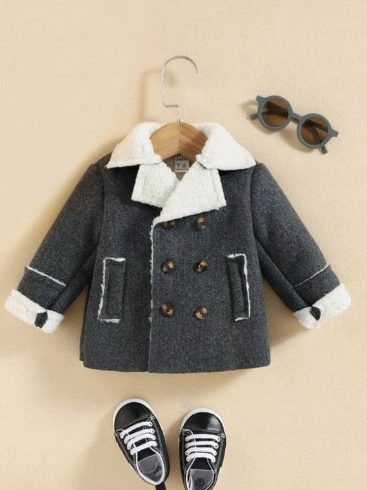 Shein Teddy Line Coat