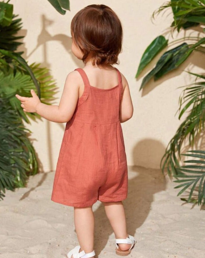 SHEIN Buttoned Romper