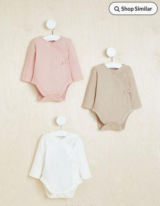 George Pack of 3 Bodysuits