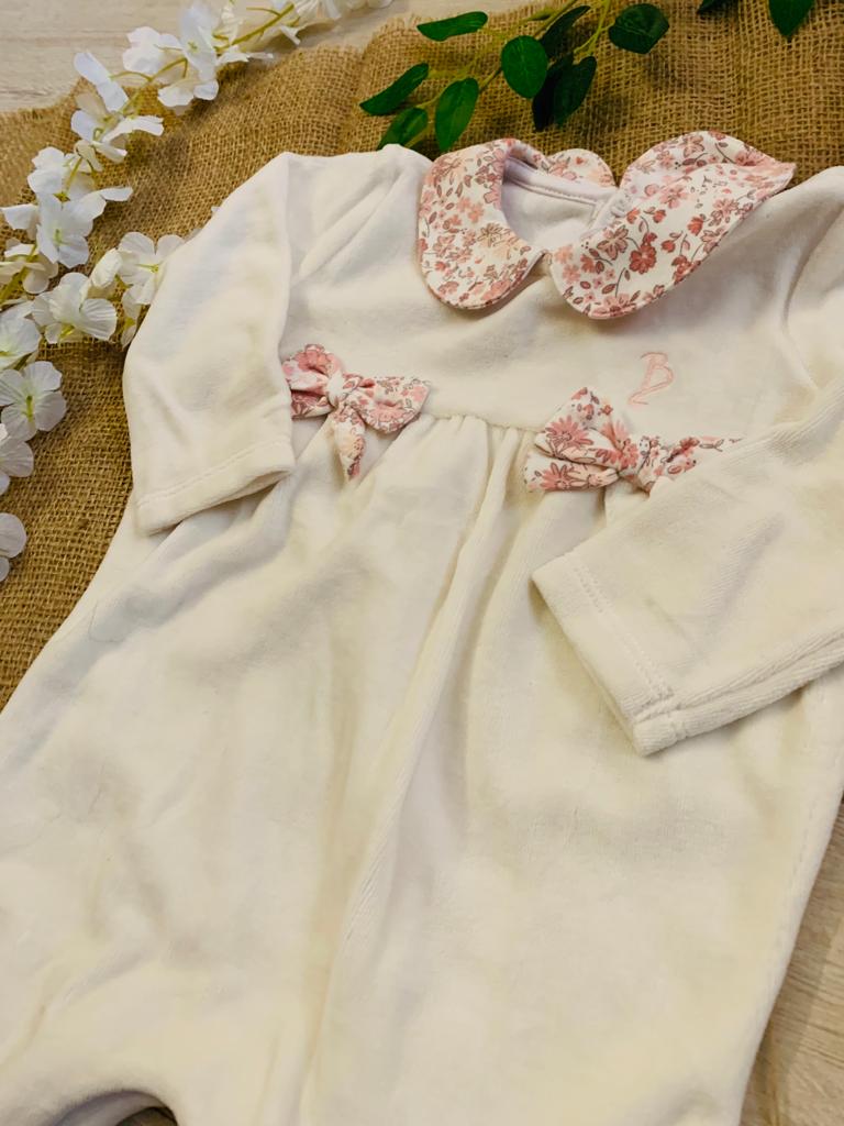 George Velour Sleepsuit