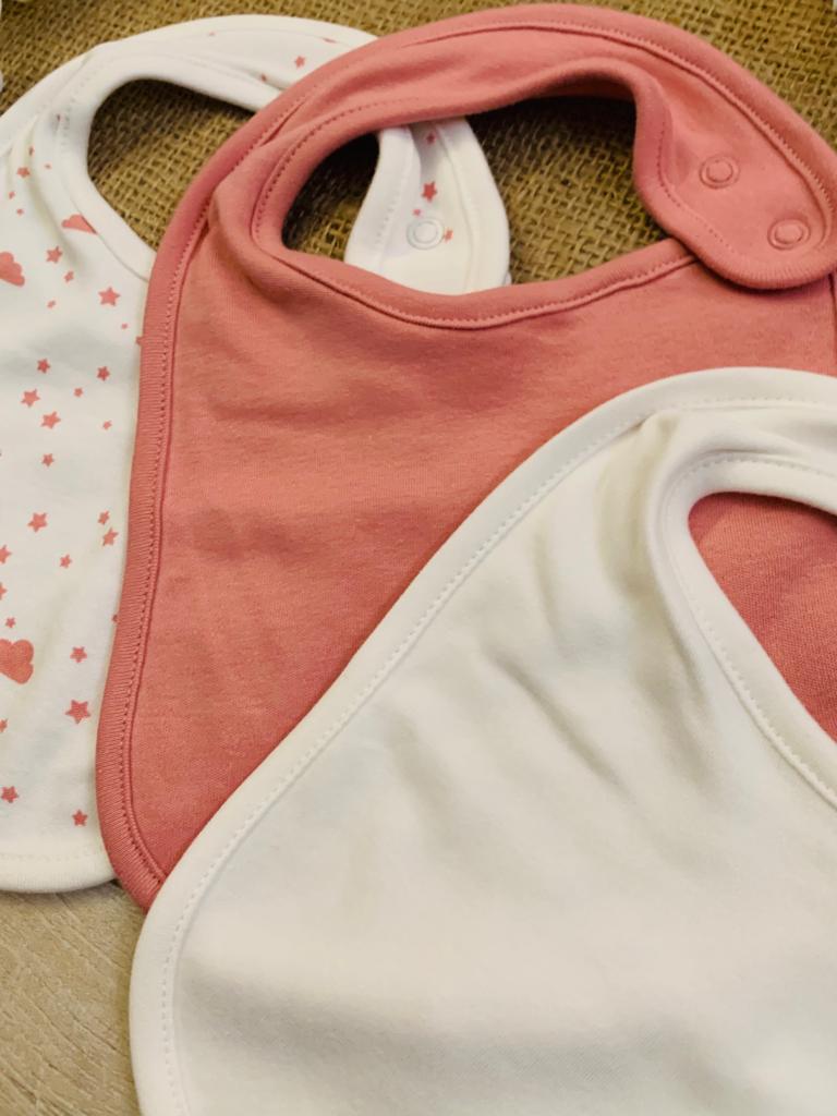 F&F Pack of 3 Bibs