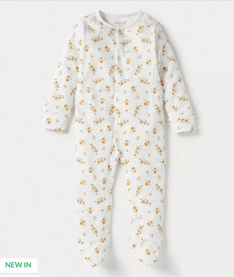 Juniors Printed Flowers Sleepsuit