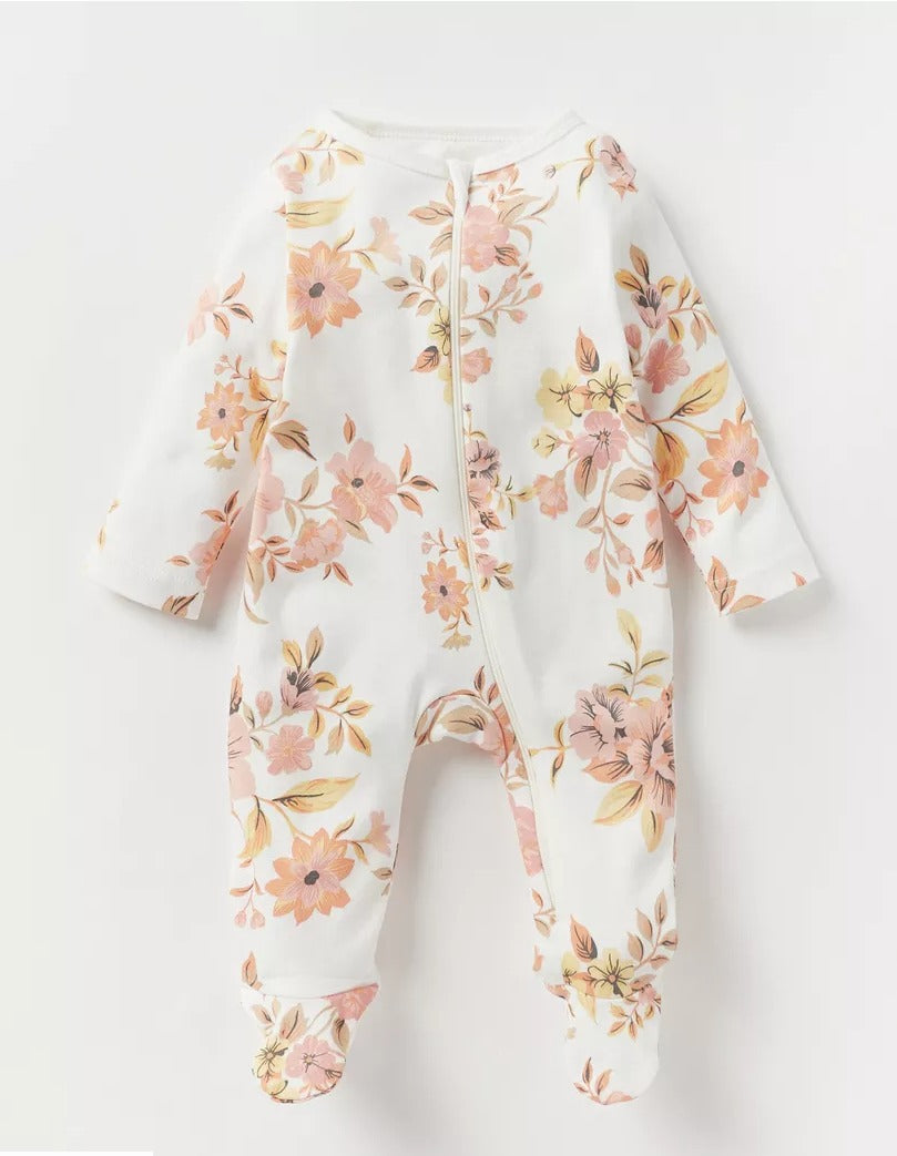 Juniors Printed Flowers Sleepsuit