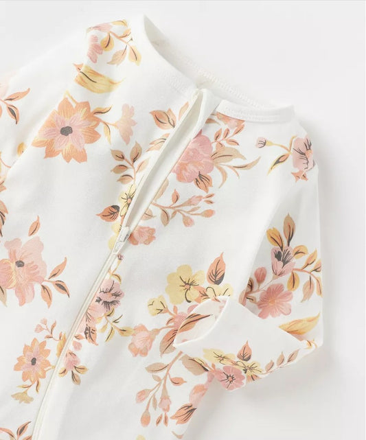 Juniors Printed Flowers Sleepsuit