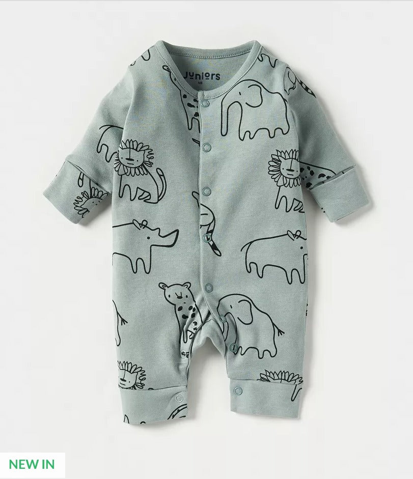 Juniors Safari Animal Sleepsuit