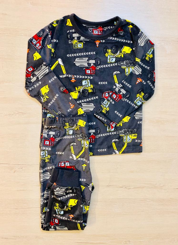 Primark Transport Themed Shirt & Trouser Set