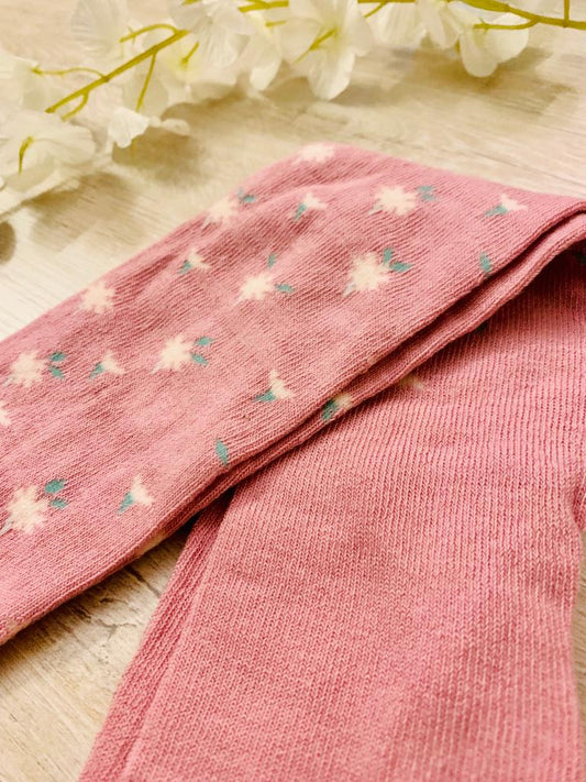 George Floral on Light Pink Legging