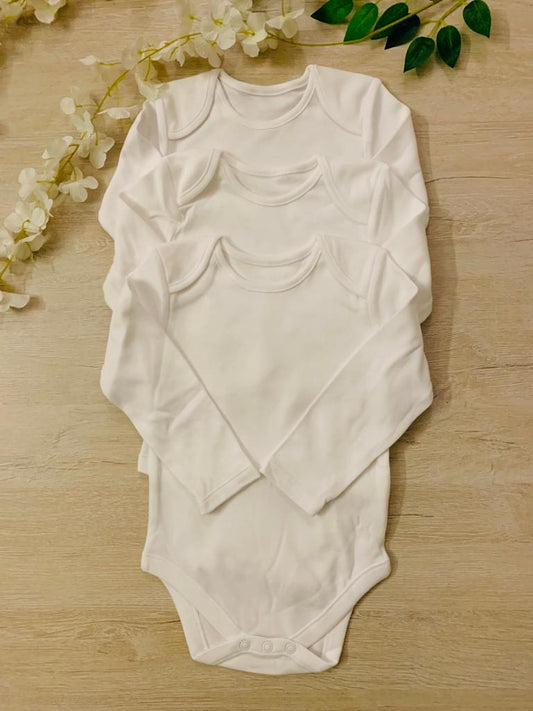 George Pack of 3 Full Sleeve Bodysuits