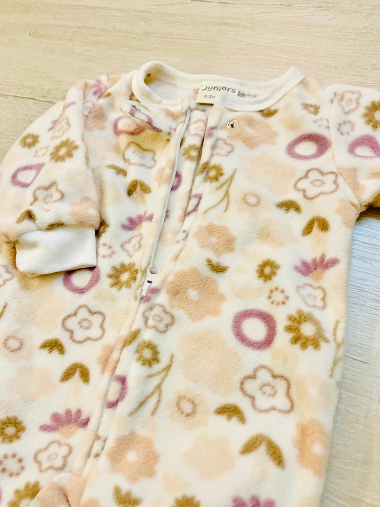 Juniors Pastel Floral Sleepsuit