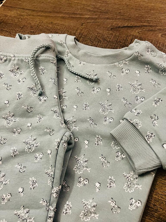 Primark Floral Sweat Shirt & Trouser Set