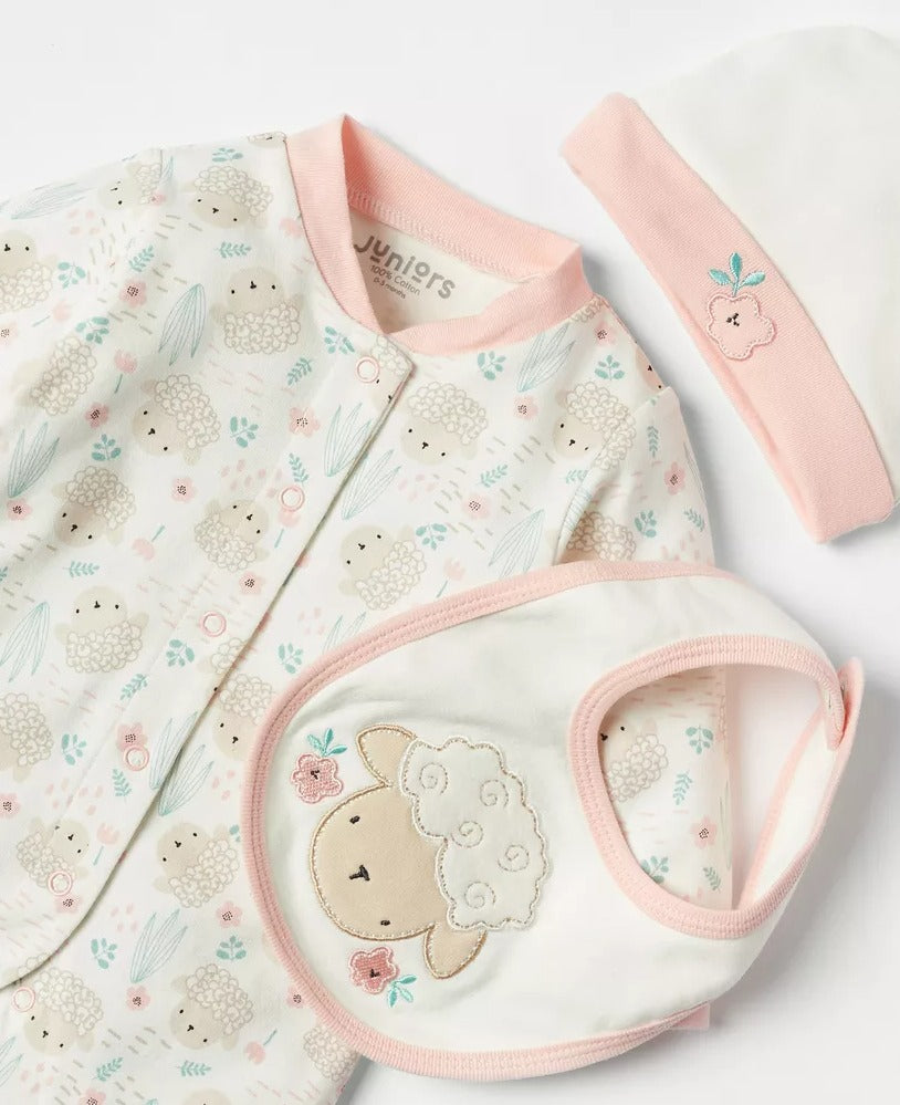 Juniors 5Pc Embroidered Sheep Starterset