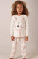 Junior's Embroided Bunny Shirt & Trouser Set