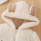 SHEIN Sherpa Hooded Sleepsuit