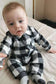 SHEIN Checked Sleepsuit