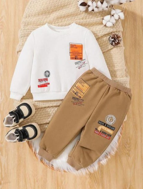 SHEIN Sweatshirt & Trouser Set