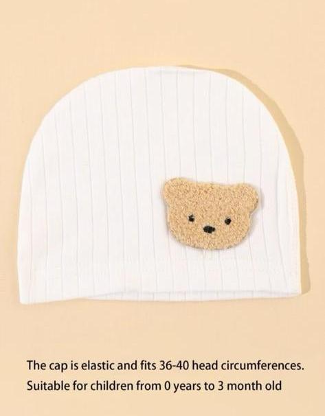 SHEIN Bear Cap