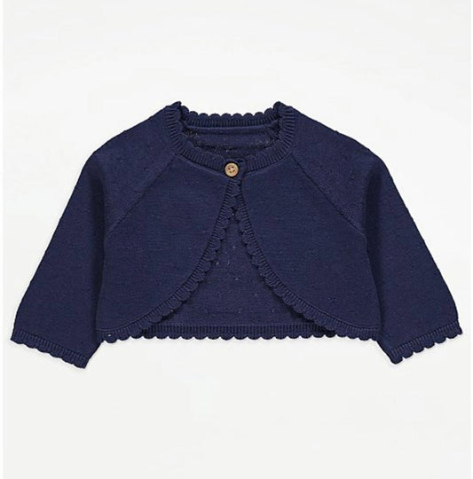George Navy Blue Knitted Shrug