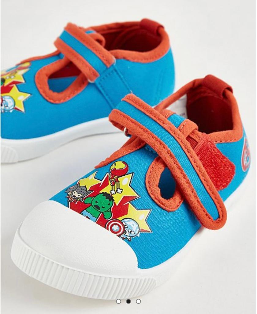 George Marvel Print Shoes