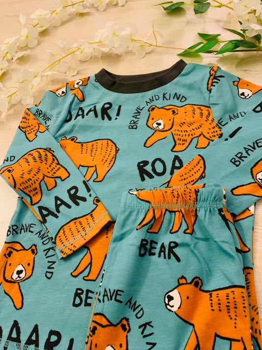 George Printed Bear PJ Set