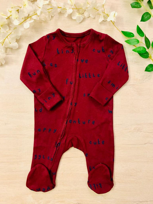 George Zipped Sleepsuit