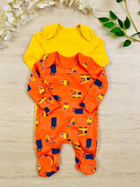 George Pack of 2 Sleepsuits