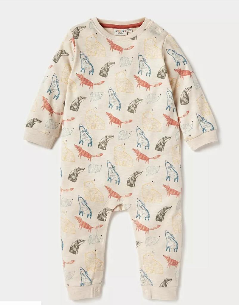 Juniors Printed Fox Face Sleepsuit