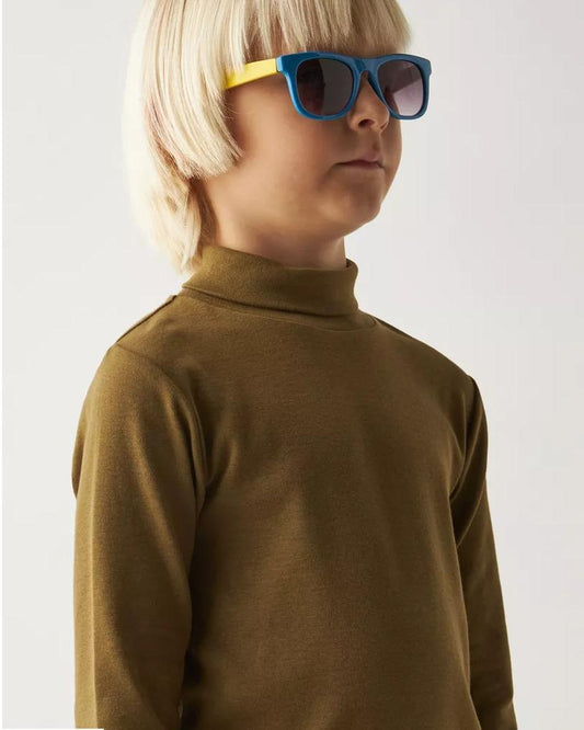 Juniors Solid light Chocolate Turtle Neck