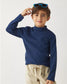 Juniors Turtle Blue Neck