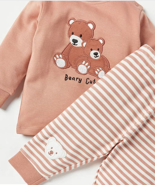 Juniors " Beary Cut " Shirt & Trouser Set