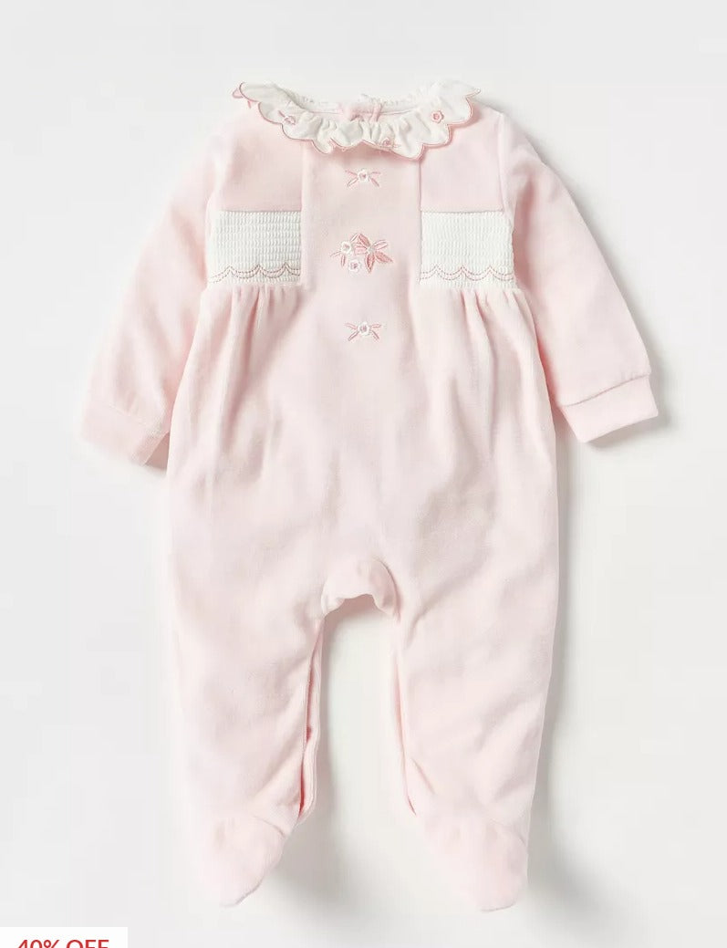 Juniors Formal Velour Sleepsuit