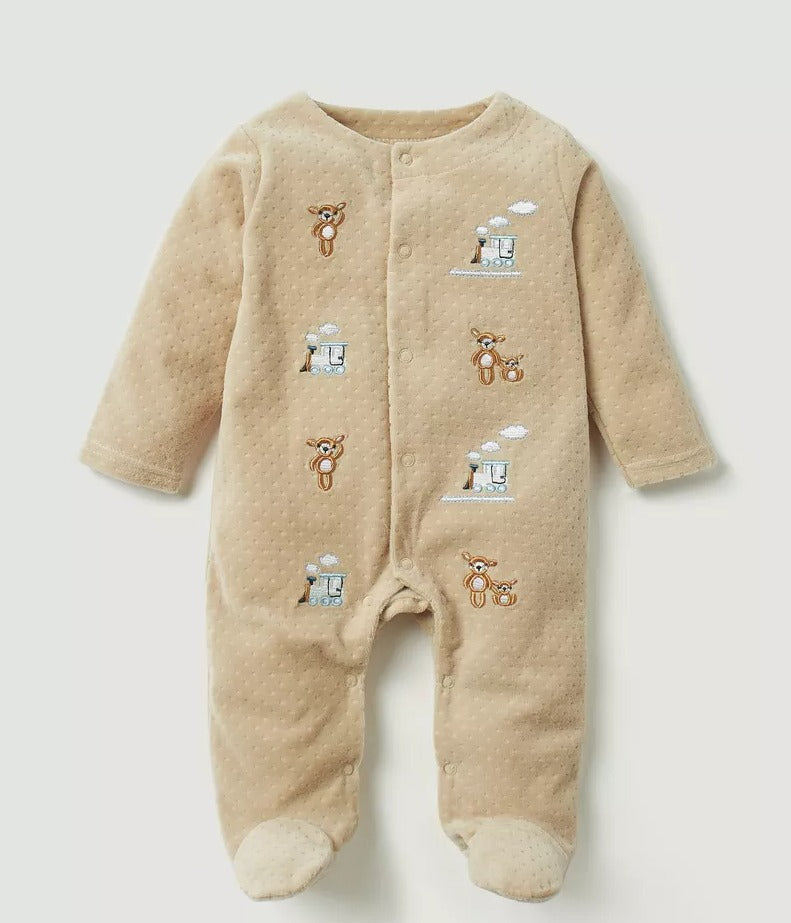 Juniors Embroided Sleepsuit