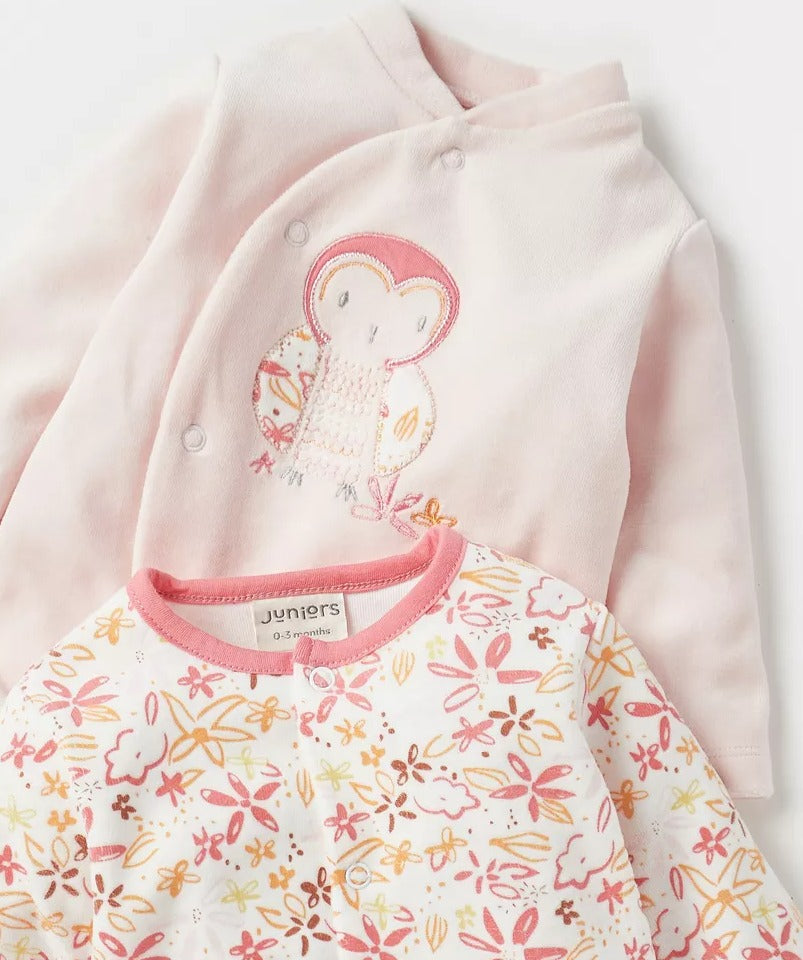 Juniors Velour Pink Sleepsuit