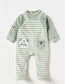 Juniors Embroided Bear Sleepsuit