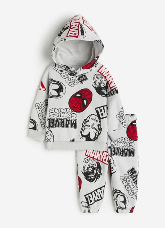 H&M Marvel Sweat Hoodie & Trouser Set