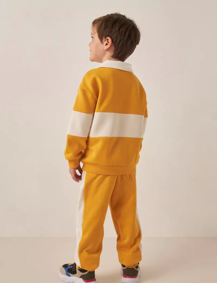 Junior's Embroided "H" Sweatshirt& Trouser Set