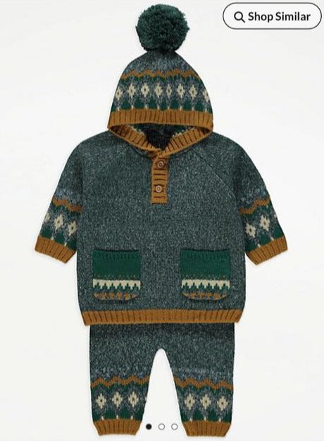 George Hooded Shirt & Trouser Set