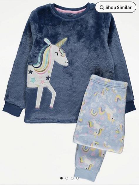 George Velour Unicorn Shirt & Trouser set