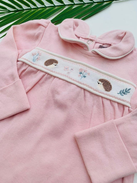 Tu Clothing Hedgehog Embroidered Sleepsuit