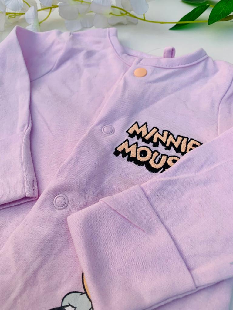 Tu Clothing Embroidered " Minnie Mouse " Sleepsuit