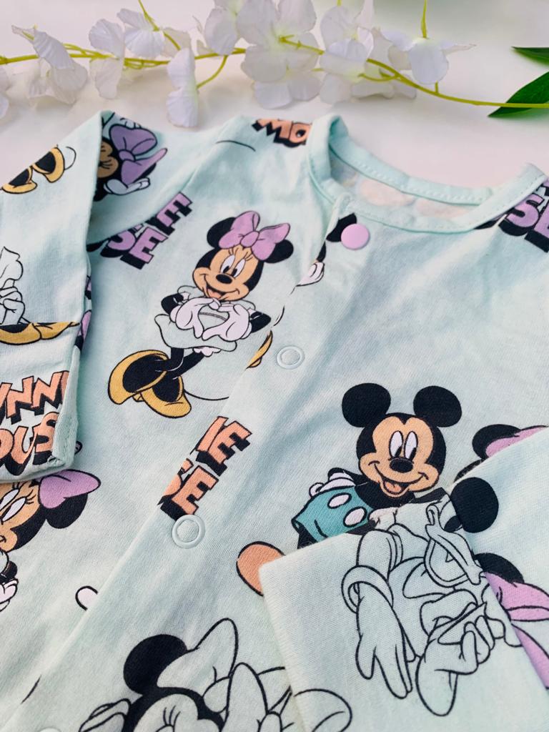 Tu Clothing Micky Minnie Sleepsuit