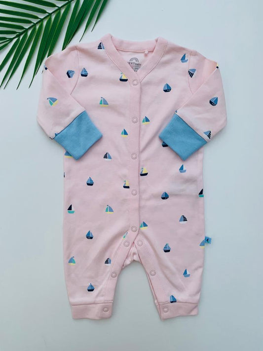 Next Printed Boats Sleepsuit