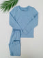 Tu Clothing Plain Light Blue  Shirt & Trouser Set