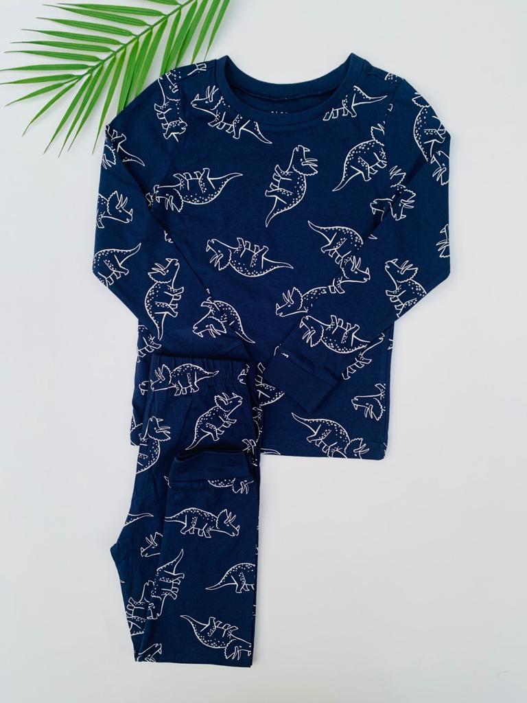 Tu Clothing  Dino Print Shirt & Trouser Set