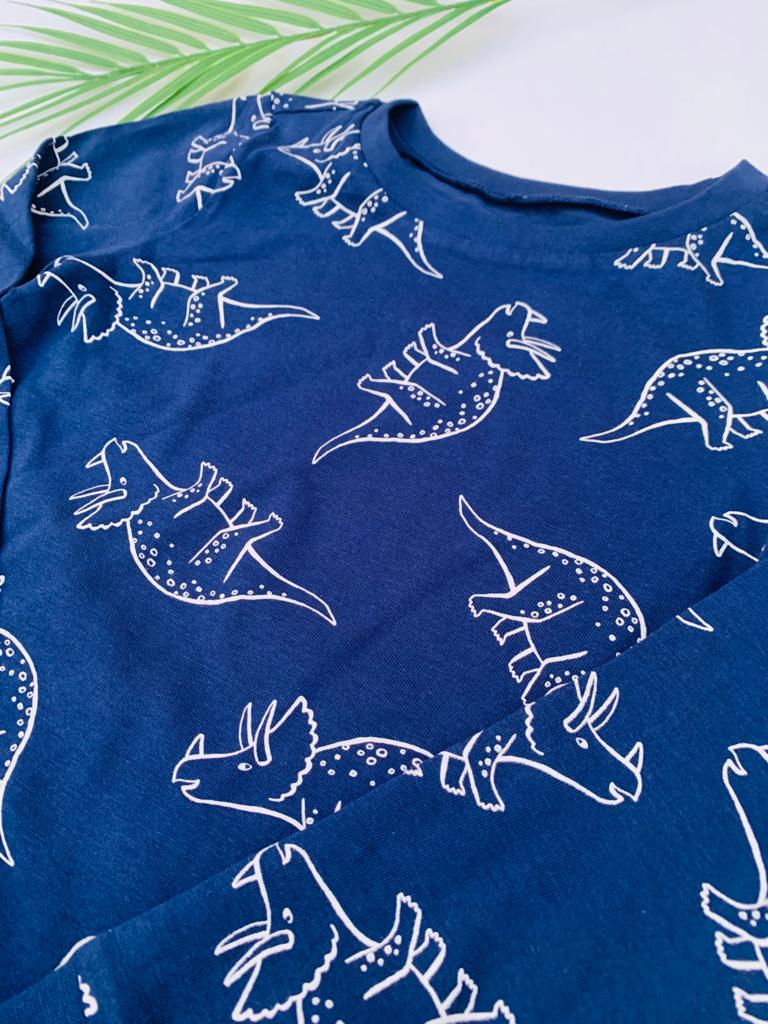 Tu Clothing  Dino Print Shirt & Trouser Set