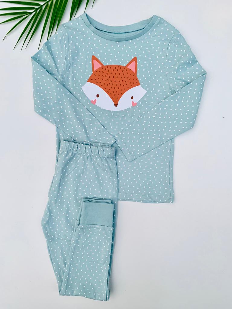 George Printed Fox Shirt & Trouser Set