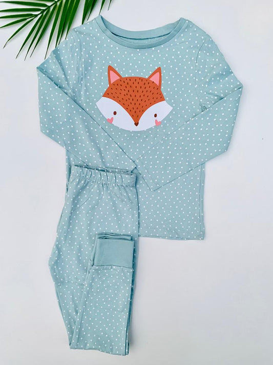 George Printed Fox Shirt & Trouser Set