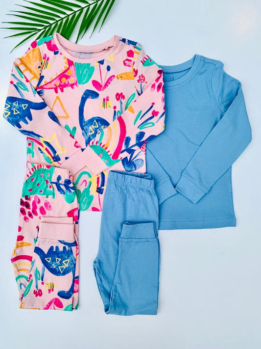 Tu Clothing Rainbow Pack Of 2 Pj Set