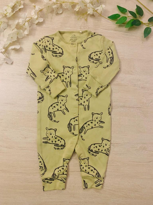 Next Printed Cheeta Sleepsuit